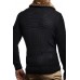 Men's Stand Collar Winter Warm Casual Wool Collar Sweater