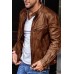 Men's Leather Racer Jacket